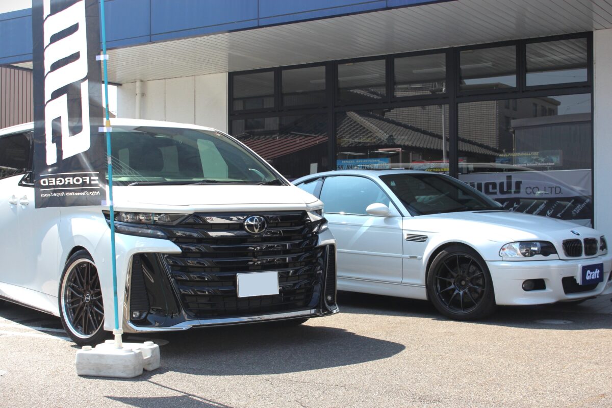 ４０ヴェルファイア　BWM　E46　デモカー　<br />
エクスリート210M<br />
RS317