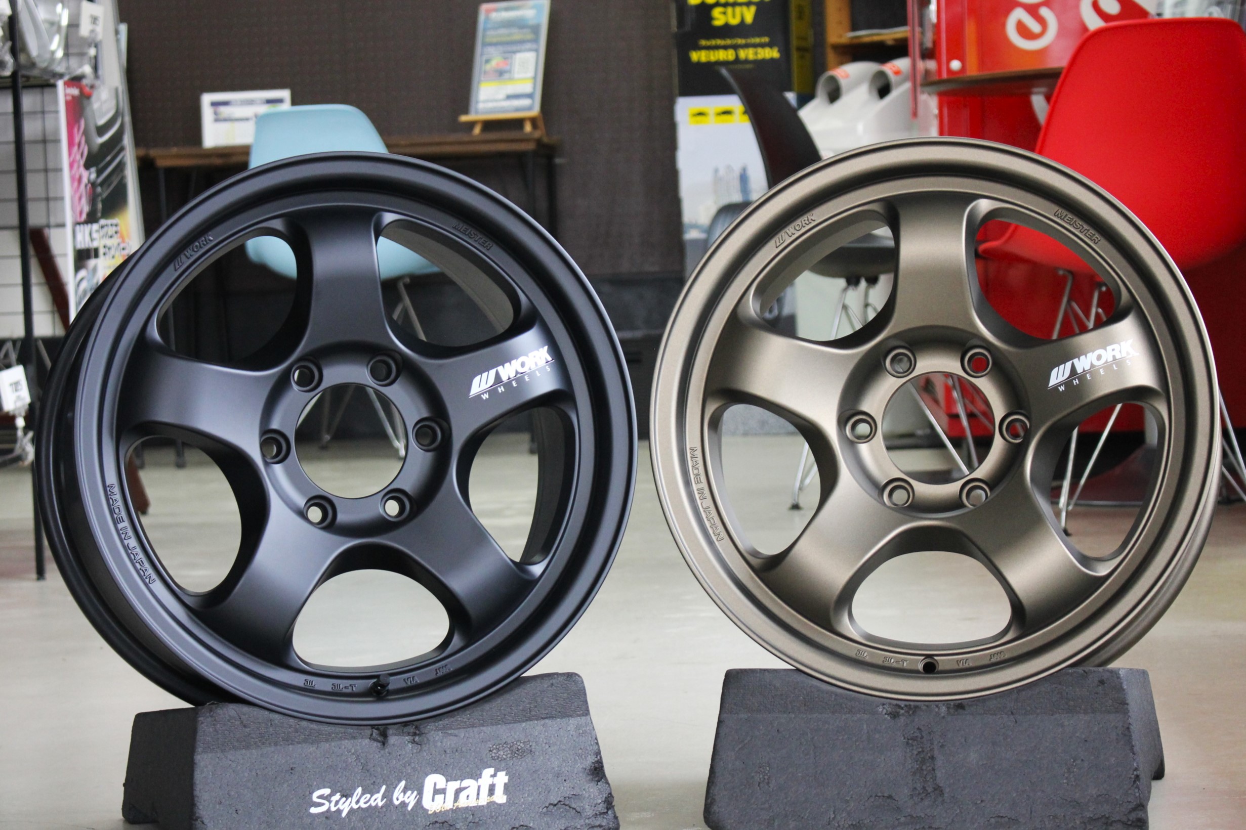 WORK　ワーク　ホイール　新作　マイスター　S1　SUV　250　ランクル　150　プラド　64　74　ジムニー　シエラ　ノマド　展示　クラフト　鈴鹿