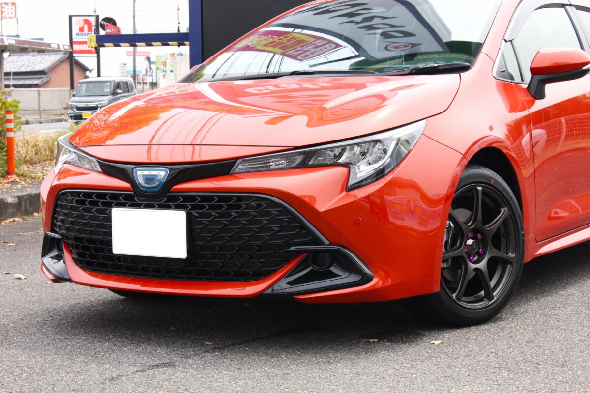 カローラスポーツ カロスポ ウェッズ ウェッズスポーツ SA-75R EJブロンズ 7本スポーク 紫 アルミナット ファルケン アゼニス AZENIS FK520L レデューラ レデューラレーシング Kics キックス