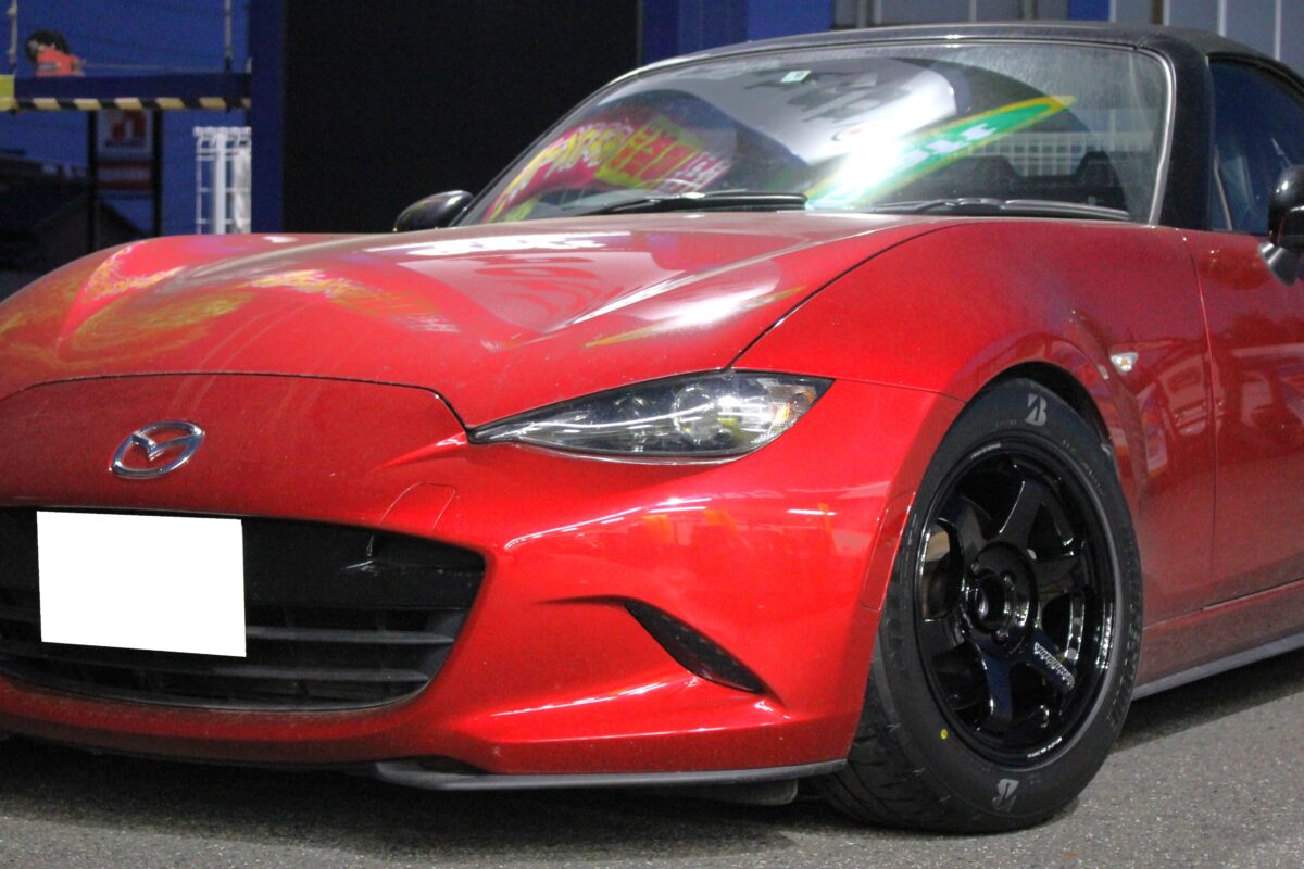 ND ロードスター KW V-3 ポテンザ 車高調 ツライチ カスタム