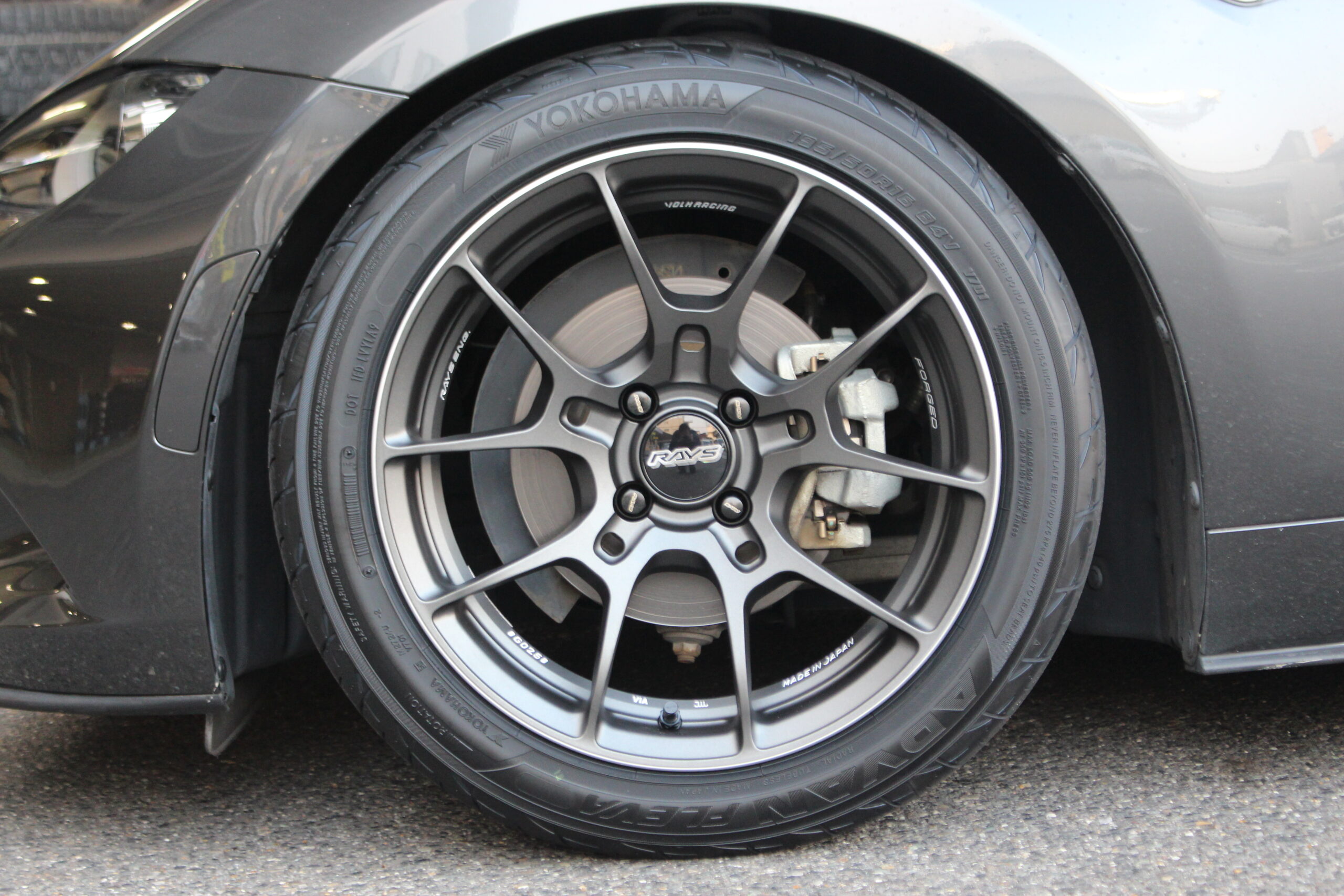RAYS レイズ ボルクレーシング G025 マットガンブラック 16インチ 鍛造ホイール 軽量化