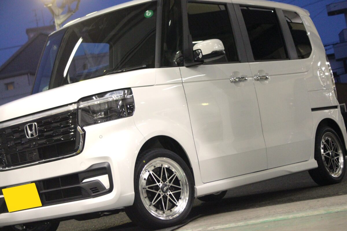 N-BOX ワーク WORK ワークホイール WORKホイール エクイップ EQUIP エクイップ03 EQUIP03 マルチピース マルチピースホイール ディスクアレンジ ホイールカスタム N-BOXのホイールカスタム リムアレンジ ツライチ