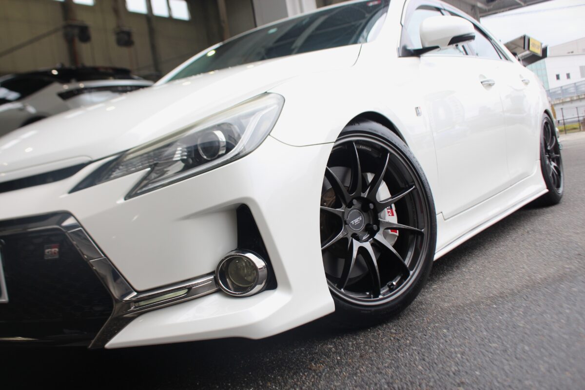 TWS　マークX　モータースポーツRS317　ホイール　カスタム　ツライチ　鍛造ホイール　19インチ　ツライチ　