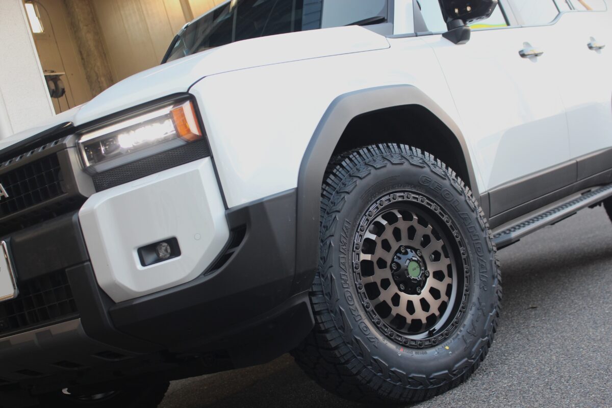 ランクル250 ホイール カスタム Air/G ヴァルカン ゴーストエディション 新色 18インチ ジオランダーX-AT タイヤ オフ系タイヤ エアジーヴァルカン 入荷