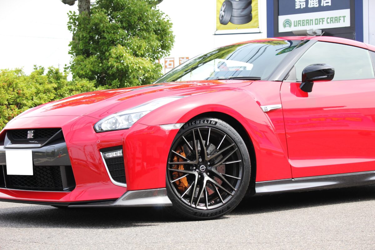 35　GT-R　タイヤ　交換　はめ替え　ランフラット