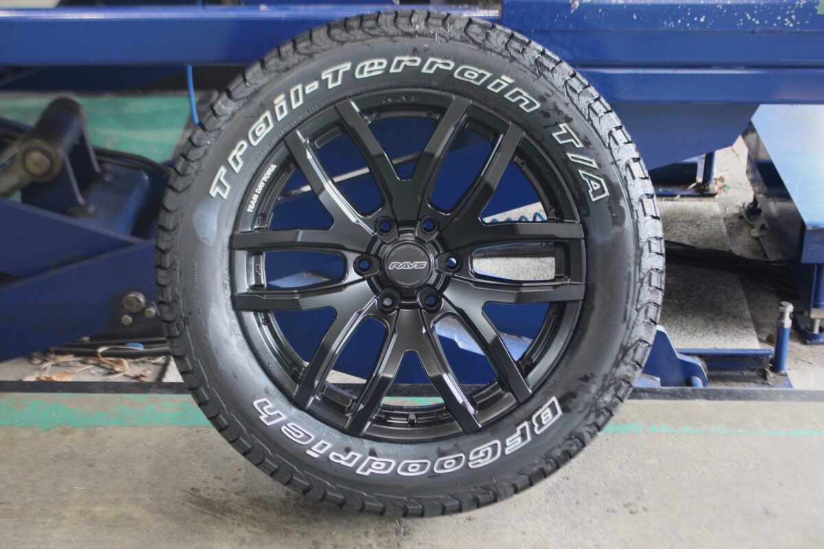 レイズ カスタム ホイール プラド F6ゲイン F6GAIN ブラックエディション 20インチ