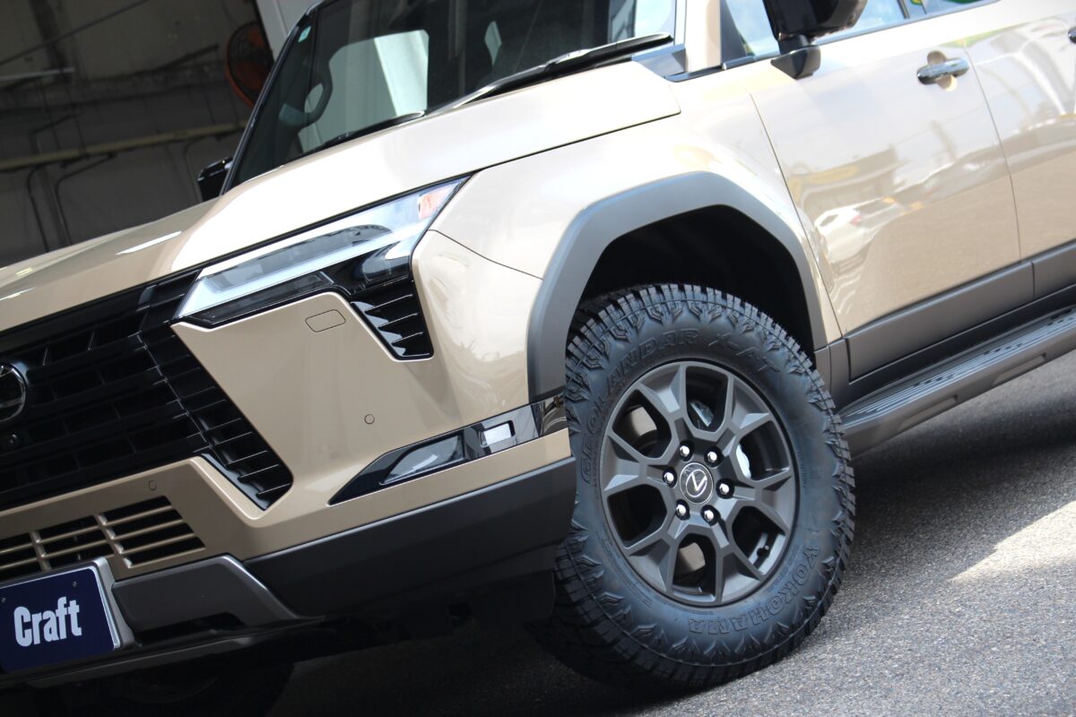 レクサスGX タイヤ カスタム ホイール オフ系 ジオランダーX-AT TPMS 空気圧センサー ホイール ブラッドレーフォージド匠