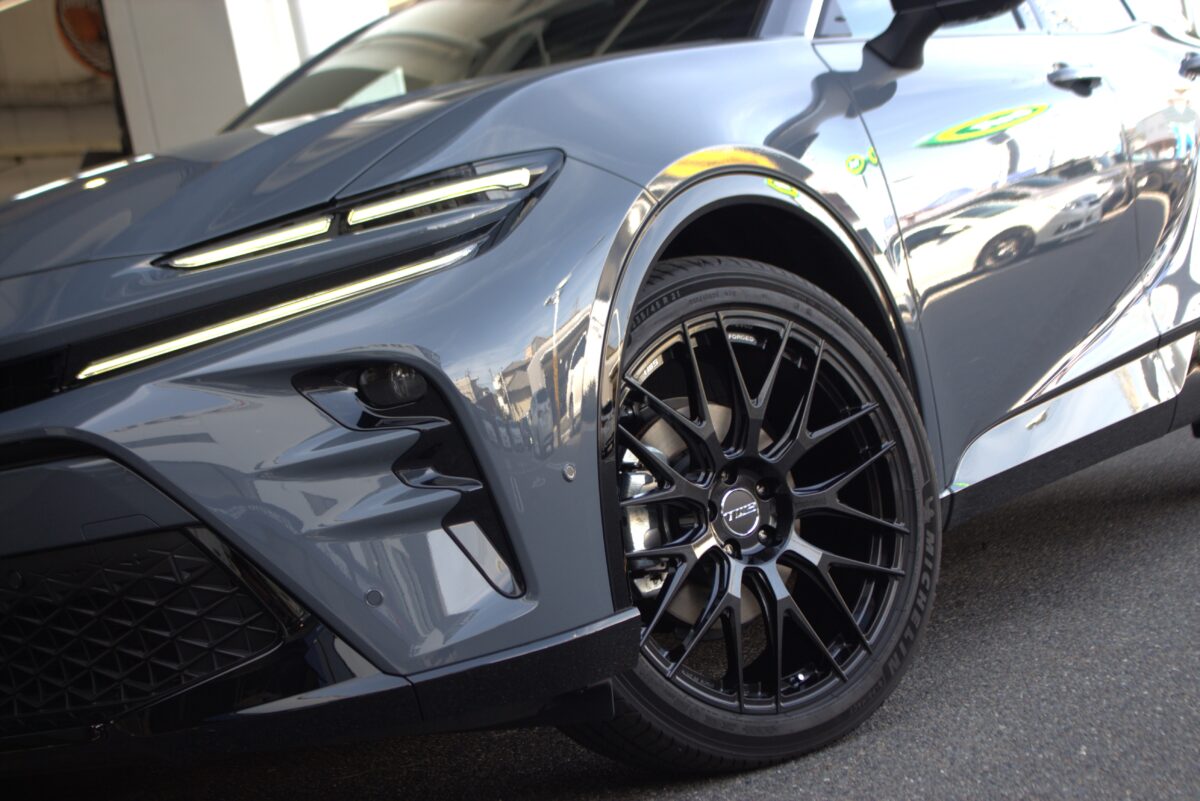 クラウンスポーツ　TWS　エクスリート109M Monoblock　鍛造　21インチ　20インチ　新作　カスタム　ホイール　ツライチ　キャリパー逃げる