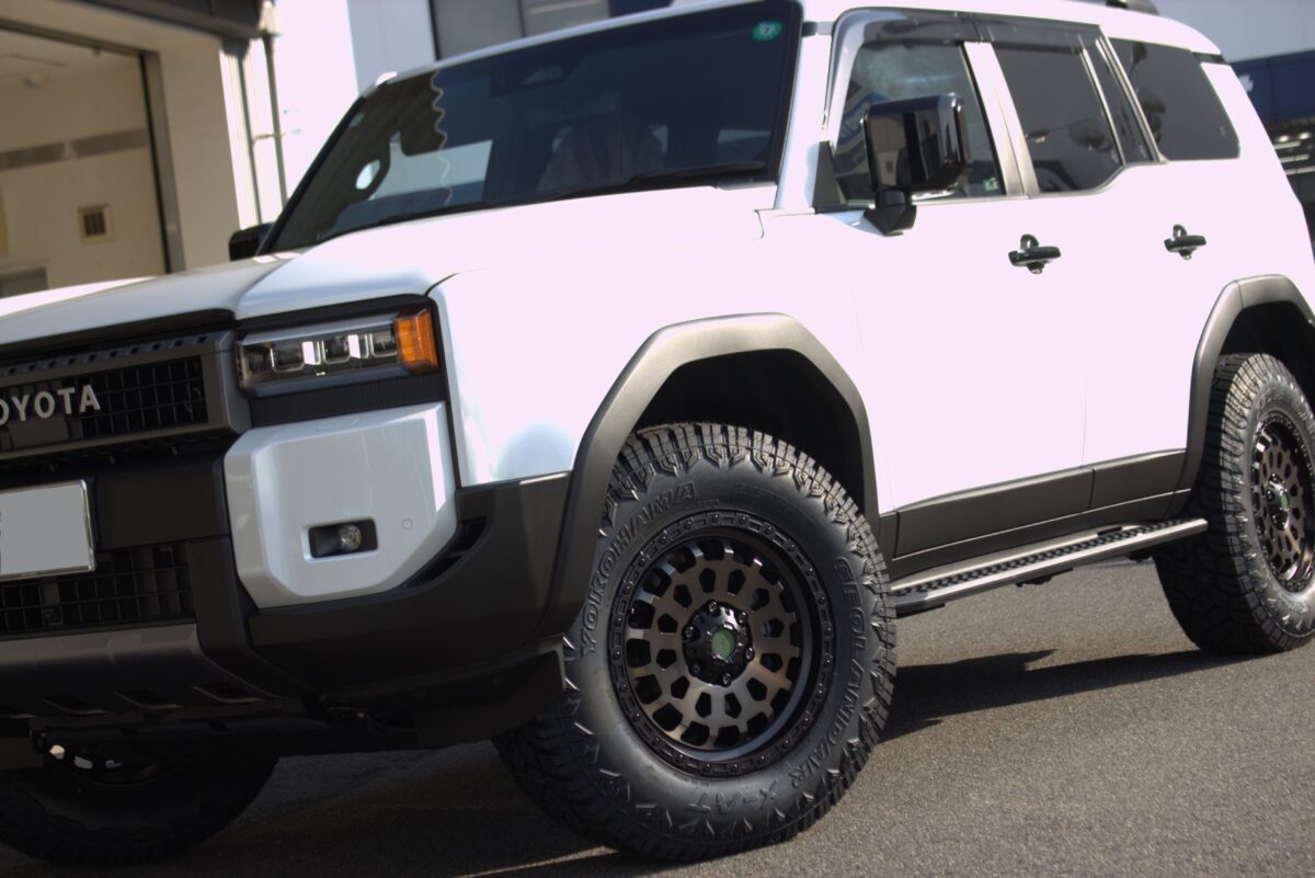 ランクル250　ホイール　カスタム　タイヤ　Air/Gヴァルカン　ゴーストエディション　18インチ　新色　ジオランダーXAT　レクサスGX　