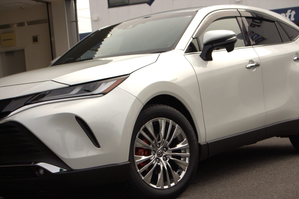 80系ハリアーをRS-RのダウンサスTi2000ハーフダウンでローダウン