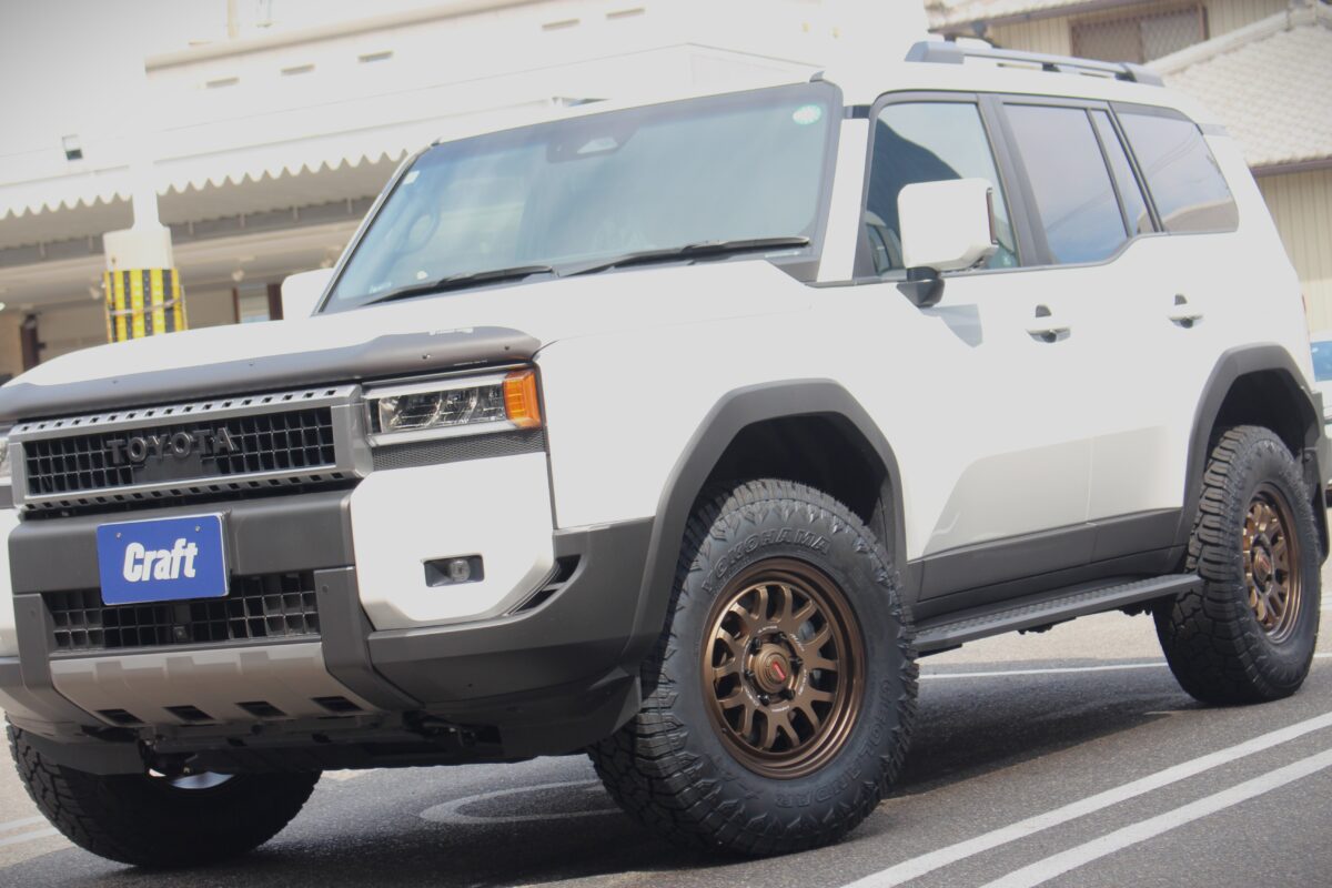 ランクル250　17インチ　ホイール　カスタム　レイズ　RAYS　A LAP07X　ジオランダーX-AT　18インチ　20インチ