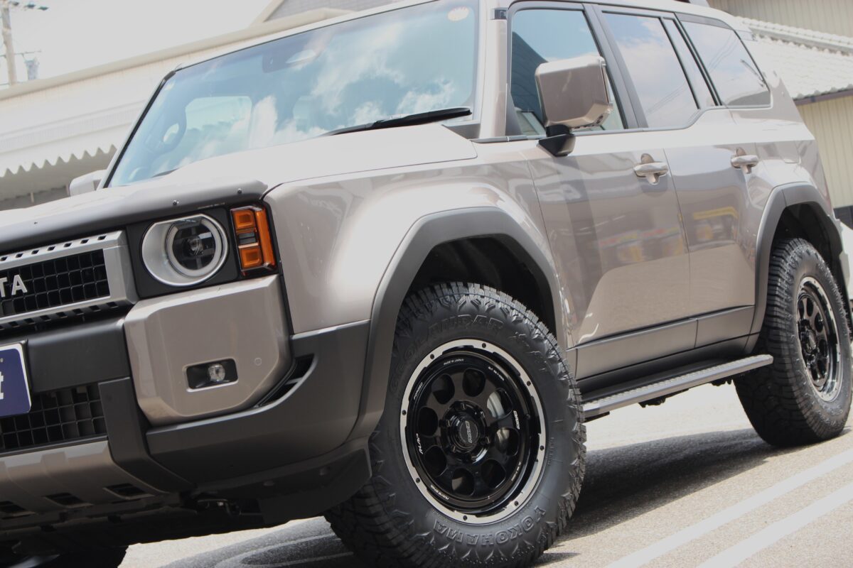 【ランクル250】RAYS新作A LAP08Xをフェンダーツライチで最速装着!!