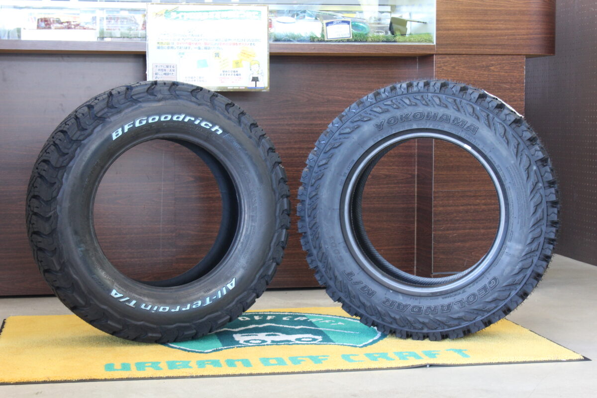 ジムニーシエラ、ジムニーノマド用のタイヤ紹介
