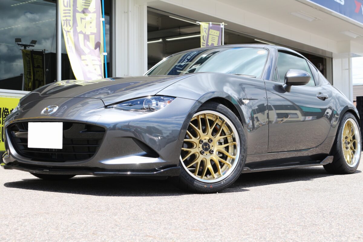 NDロードスター　マーベリック709M　サムライゴールド　17インチ　シバタイヤ