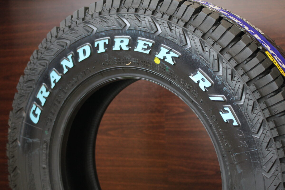 ダンロップのグラントレックR/T01を詳しく紹介している画像