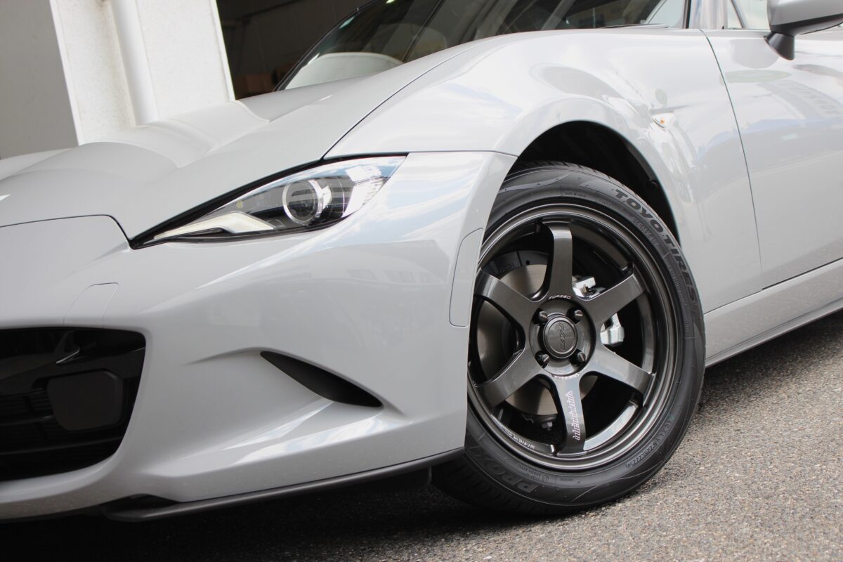 【NDロードスター】RAYS VOLK RACING TE37ソニックを16インチをノーマル車高でツライチ装着☆彡