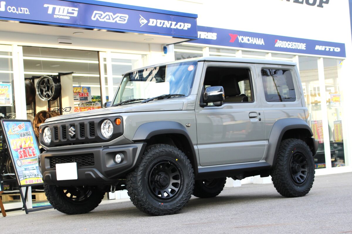 ジムニーシエラに人気のデルタフォースオーバルを装着