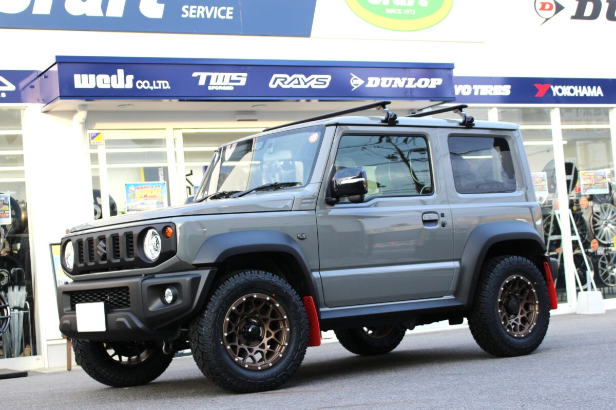 ジムニーシエラにレイズデイトナを装着