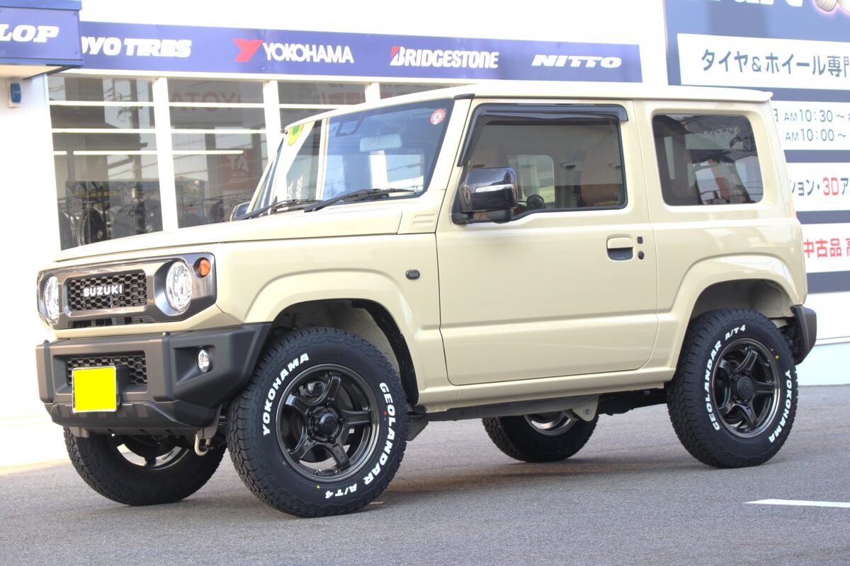 ジムニーに軽量ホイール。ジムニー用のSSRホイール。