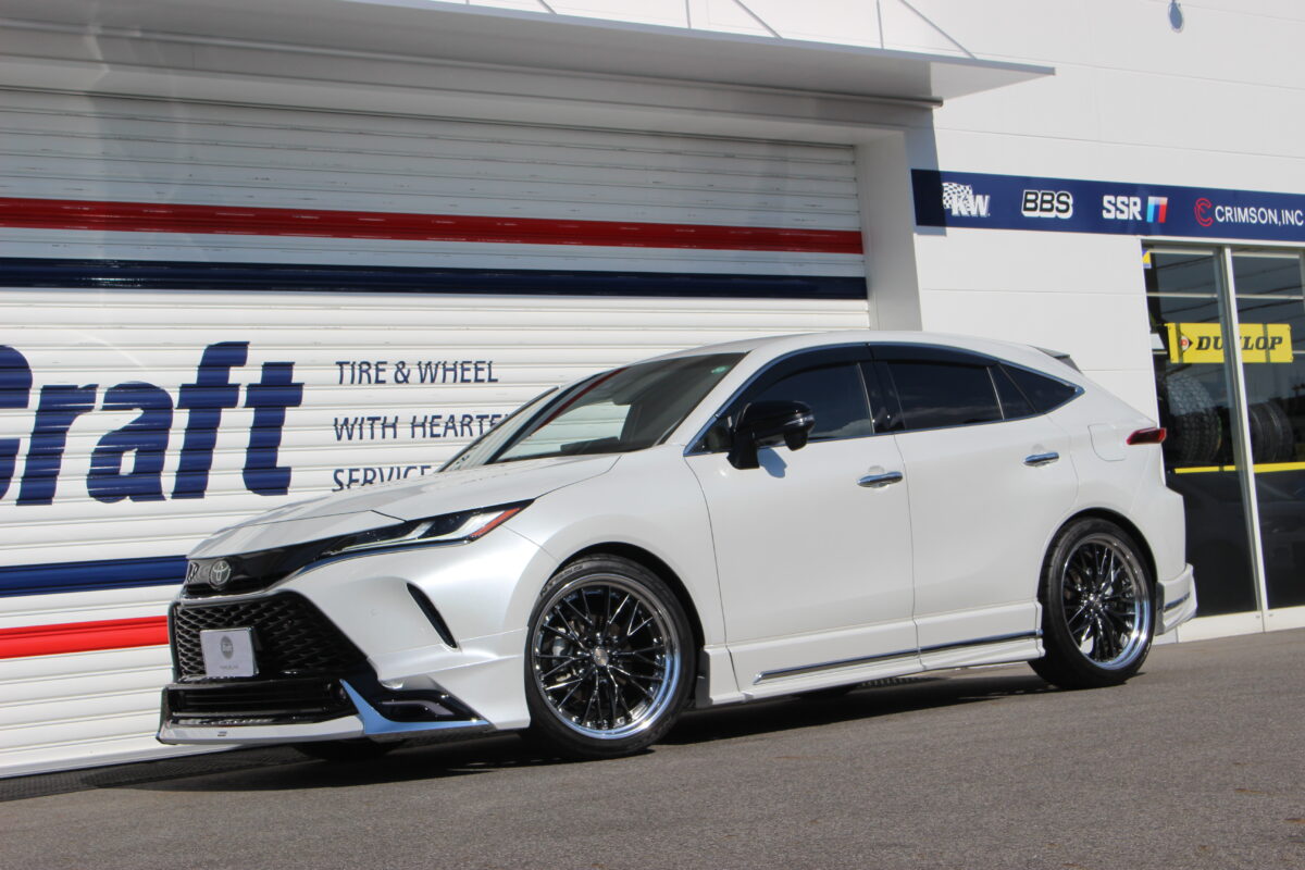 80系ハリアーに大口径21インチ装着