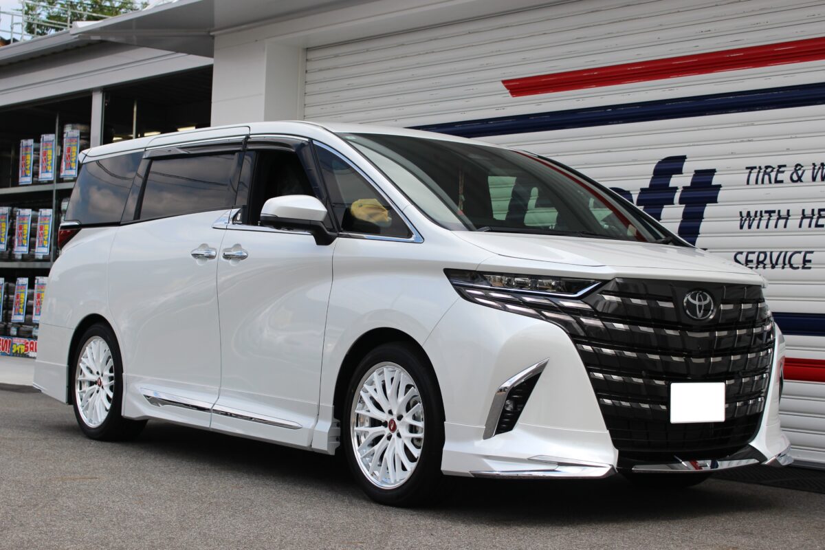 40系アルファードにWORKジースト２０インチ取付