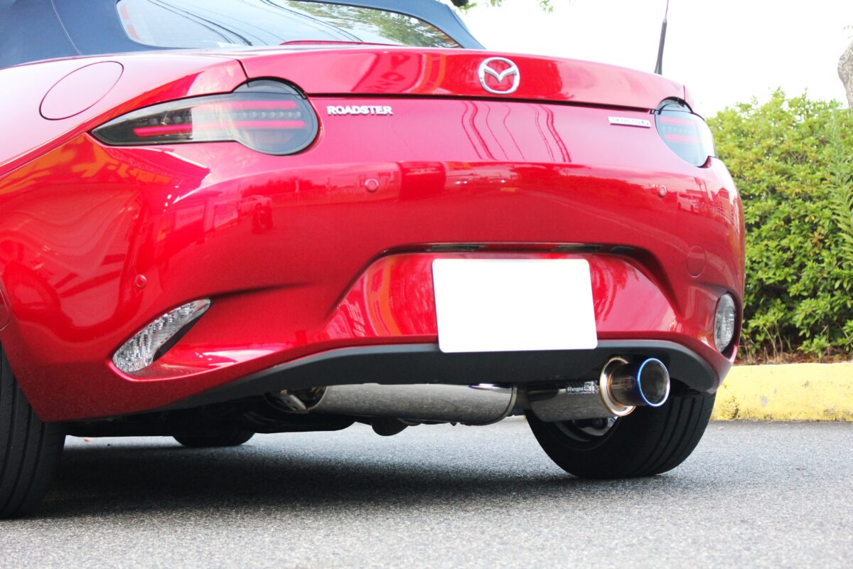 NDロードスター990Sのマフラーカスタム カキモト 柿本