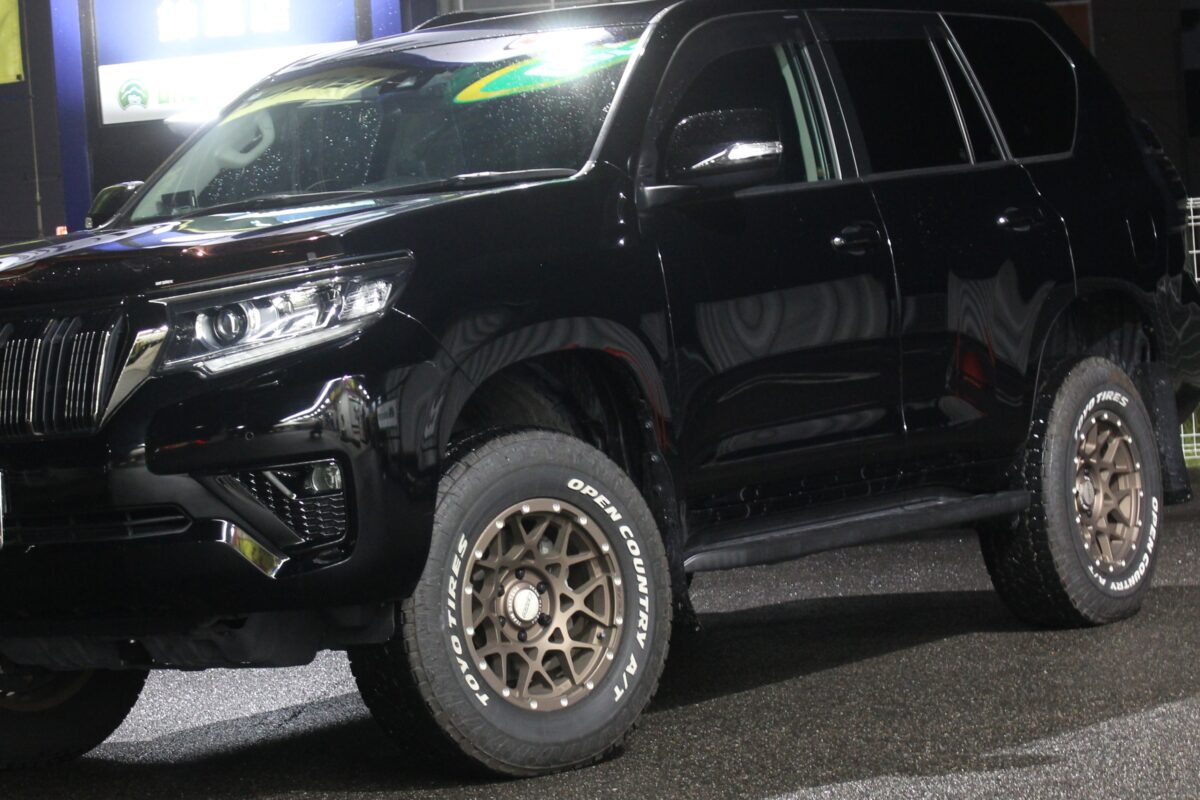 150プラドリフトアップで前下がり解消