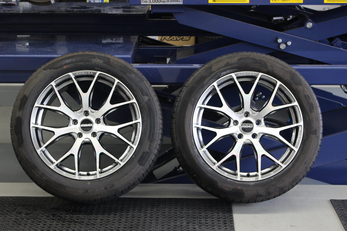 RAYS HOMURA 2×7 FT ダイヤモンドカット/サイドグレイスシルバー