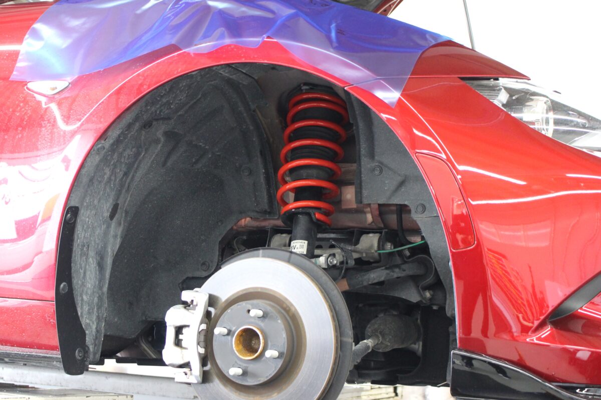 ロードスターのローダウン