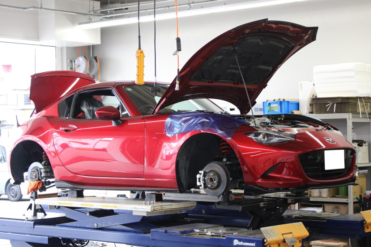 ロードスター　1G増し締め　サスペンション交換