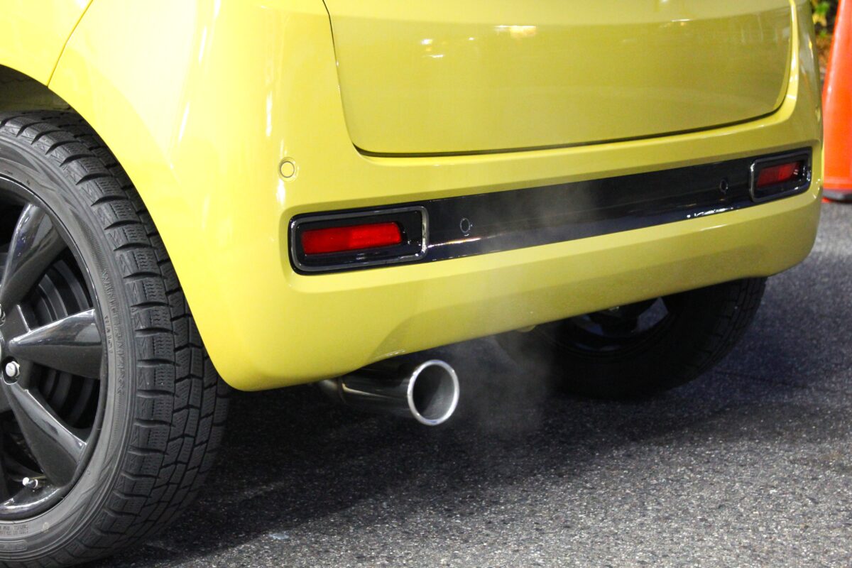 N-ONEに5次元のSPマフラーを装着