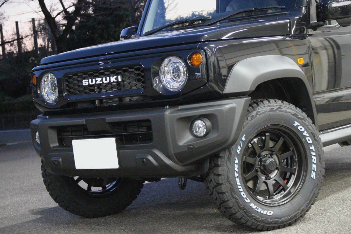 【ジムニーシエラ】RAYS A・LAP-J 2324 LIMITEDを装着!限定カラーで魅せる究極のアーバンオフスタイル!!