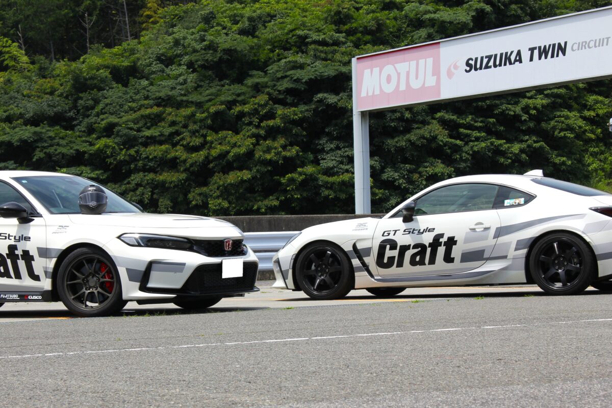 クラフトデモカーシビック&GR86でサーキット走行